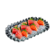 Custom Creative Acrylic Sashimi Sushi Ice Plate - Fruit Salad Serving Tray For Restaurant Home Dining Decorative Dinnerware Party
