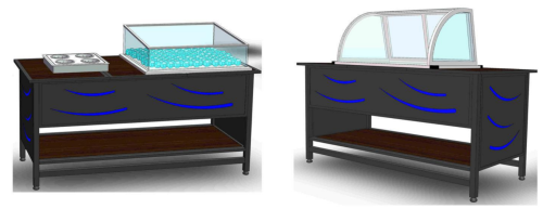 Custom Modular Buffet System Versatile Catering Solutions For Hotel Restaurant Events