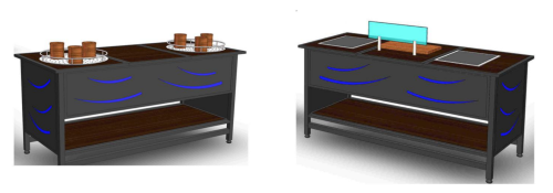 Custom Modular Buffet System Versatile Catering Solutions For Hotel Restaurant Events