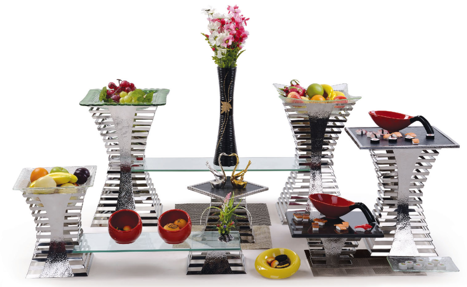 Stainless Steel Display Stand Sets