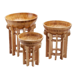 Oem & Odm Catering Solutions: Wooden Fruit Salad Displays For A Rustic Touch