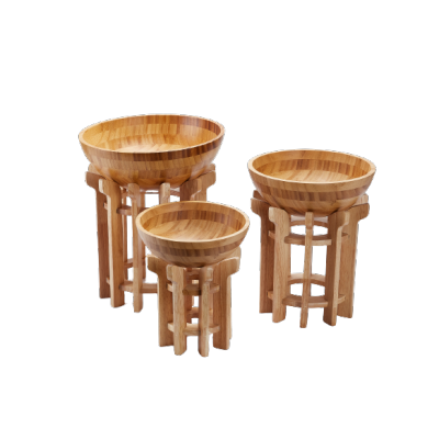 Oem & Odm Catering Solutions: Wooden Fruit Salad Displays For A Rustic Touch