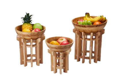 Oem & Odm Catering Solutions: Wooden Fruit Salad Displays For A Rustic Touch