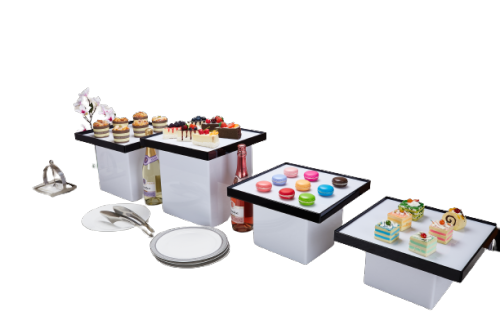 Premium Acrylic Display Stands For Cakes And Snacks - Elevate Your Presentation | Tailored For Retailers & Event Rental Companies In The Hospitality Industry