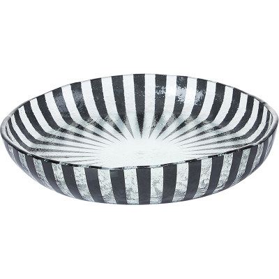 Pyein® Round Shallow Glass Platters 8mm Thickness | Durable, Handcrafted | Material: Glass, 8mm Thickness | Perfect For Appetizers Or Desserts | Wholesale & Retail