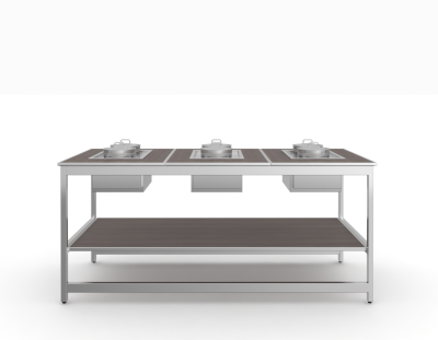 Pasta Cooking Station | Full-Screen Induction Module | Modular Buffet Solution for Restaurants