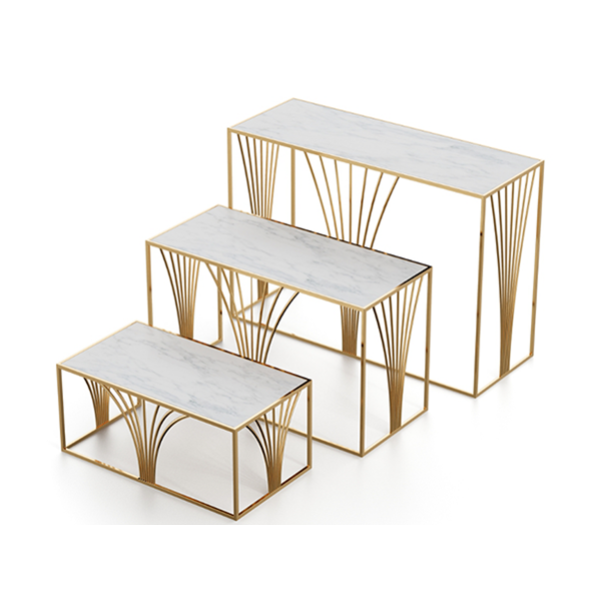 طاولة بوفيه قابلة للتكديس: إعادة تعريف المساحة والأناقة وتجربة الضيوف في قطاع الضيافة