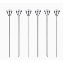 Stainless Steel Cocktail Picks Set Bar Tool | Reusable Metal Drink Garnish Picks | Food-Grade Rust-Proof Design | Olive Fruit Appetizer Use | Bar Hotel Buffet | Supports OEM, ODM