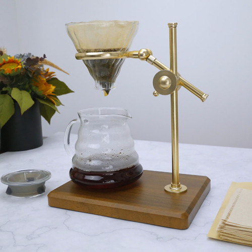 Distributor durable Glass Coffee Maker  for pour over coffee with filter and pitcher v60 coffee