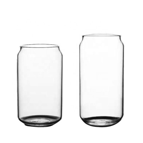 Modern Simple Glass Tumbler with Straw Coke Bottle High juice glasses Cups with Coke Mugs Custom