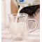 Wholesale Double Wall Glass Cup with Handle High Borosilicate Glass Cups Custom milk glass Mugs