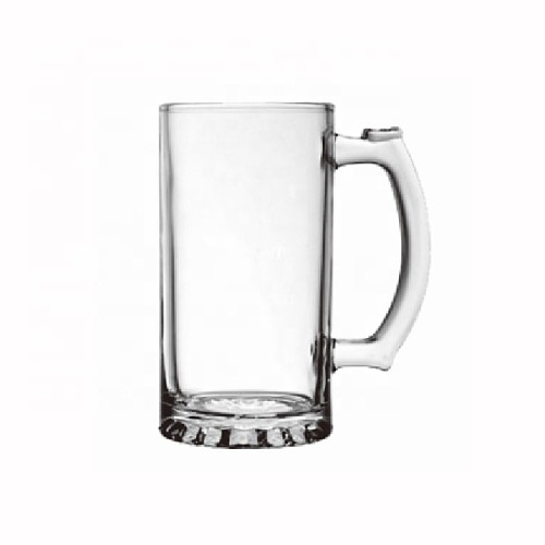 Hot Sale Cheap beer glasses mug with handle Classic Daily Use Glass Beer Mugs types of beer glasses