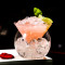 New design Triangle Round Ball Base Cocktail Glasses Double Wall Iceable Creative Unique Design Bar