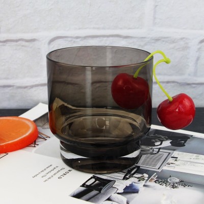 Bulk Wholesale Mini Tumbler Shot glasses Water Glass Cup Custom Logo Grey whiskey glasses glass set