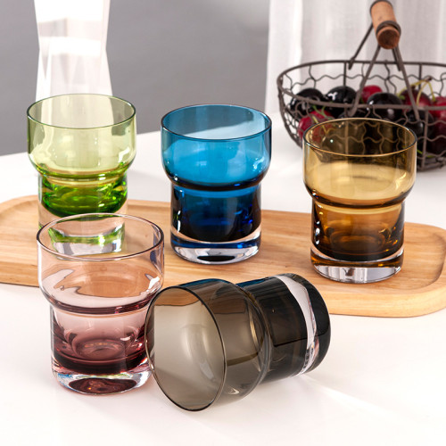 New Product Ideas 2024 Juice Water Glass Tumbler Custom Whiskey Glasses Colorful Whisky Cup