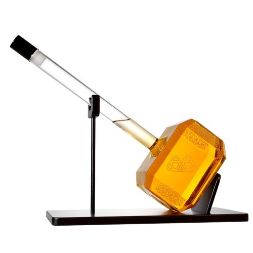 New Style Whiskey Decanter Set about Hammer Big Capacity Glass Decanter Set for Household OEM