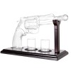Distributor Factory Wholesale Whiskey Decanter Set for Party Glass Revolver set for Household