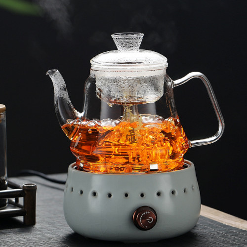 The thickened glass health electric ceramic oven is resistant to high temperature tea glass teapot