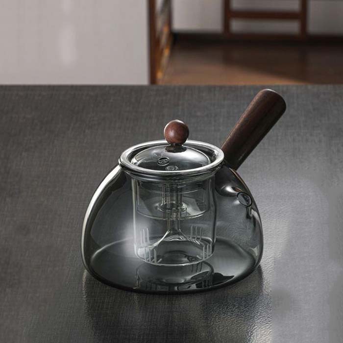 glass teapot