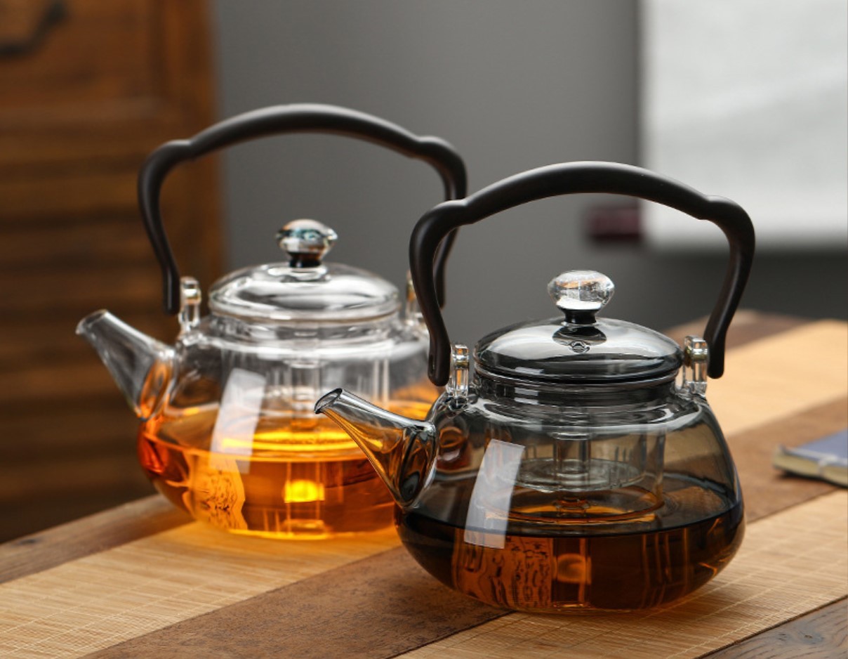 glass teapot