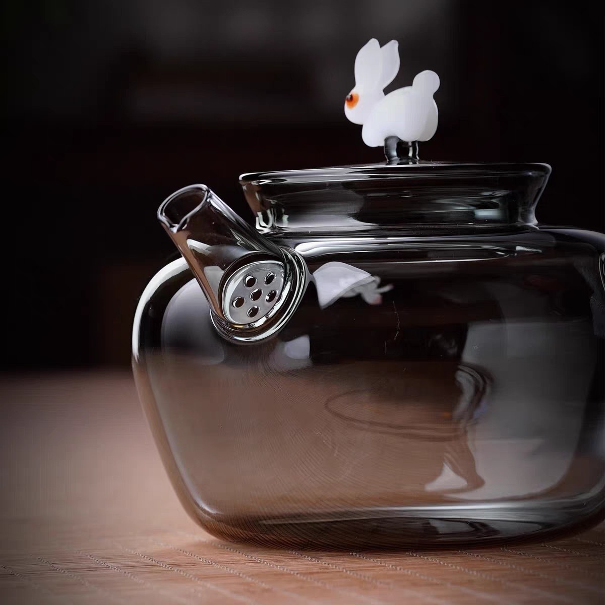 glass teapot