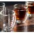 Factory wholesale double-layer glass inner thread shape insulated glass tea cups iced tea glasses