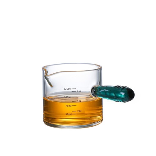 Wholesale glass ice tea glasses Small milk cups ounce coffee measuring cups glass tea cups