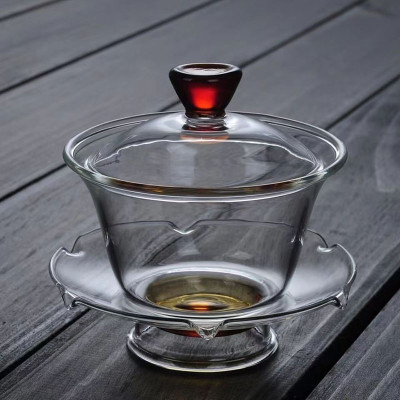 Wholesale High Borosilicate Glass Coffee Mug With Saucer Glass Tea Cup  Glass Tumbler 170ml Capacity