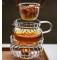 wholesale high borosilicate glass tea set high temperature resistant European afternoon tea glass