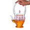 New Amazing Tea Kettle Pink Color High Glass Tea Set With Filter Stove Steaming Teapot 750ml