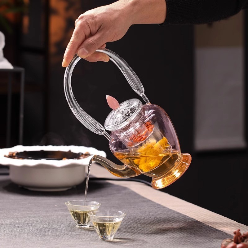 glass teapot