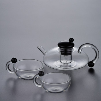 Handmade high  borosilicate glass teapot glass tea pot glass coffee set pot  forGlass Tea Set