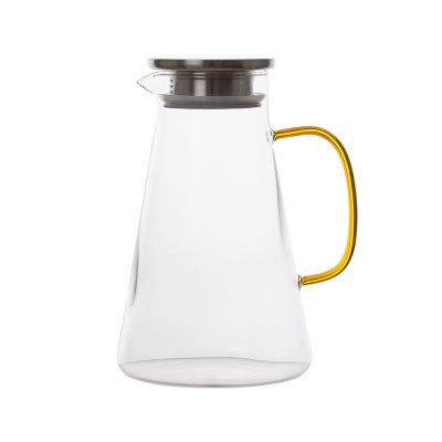 Wholesale 2014 New Deisgn Heat Resistant Glass Pitcher Glass Milk Jug glass pitcher with lid