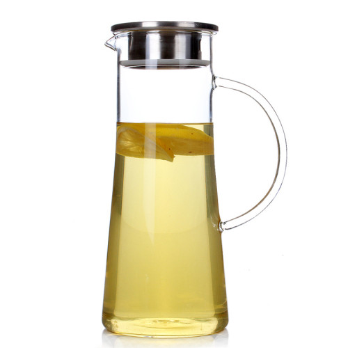 2014 New type classical glass pitcher lid Iced Tea Pitcher Cold Water Ice Tea Wine Coffee Milk