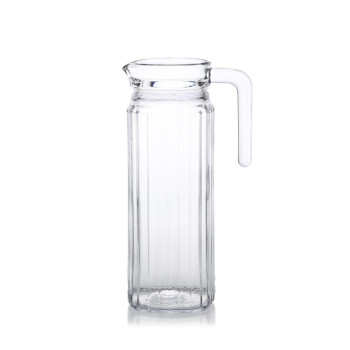 Wholesale Water Drinking Bottle Glass Transparent Water Jug Pitcher water glass pitcher