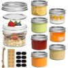 Wholesales 2014 New Mini Regular Mouth Mason Jar with Lids and Seal Bands Small glass canisters