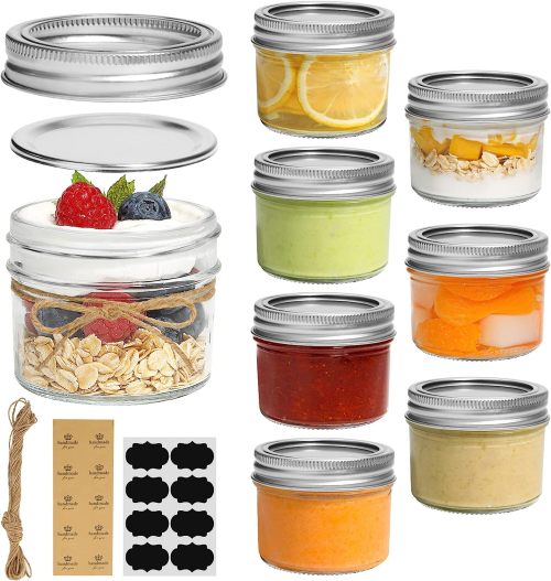 Wholesales 2014 New Mini Regular Mouth Mason Jar with Lids and Seal Bands Small glass canisters