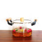 3.5L 4.5L Heat Resistant Thickening Borosilicate Glass Stovetop Cooking Pot Glass Saucepan Casserole