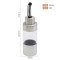 Stainless Steel Olive Oil Storage, Clear Glass Olive Oil Dispenser Bottle For Kitchen, Cooking Oil