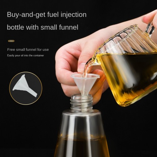 Olive 100ml Glass 304 Stainless Steel Portable Oil Bottle Sprayer oil spray bottle Bbq Oil bottle