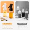 200ml oil-spray-bottle food grade mister dispenser glass kitchen olive glass oil bottles