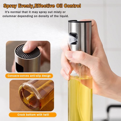 Kitchen items New Glass Spray Olive Oil Sprayer BBQ Cooking Kitchen Baking olive oil spray bottle