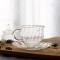 Wholesales OEM hot selling glass coffee mugs drinking glass cup custom glass cups 8oz drinking glass