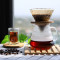 Classic borosilicate glass espresso coffee maker chemex style over coffeemaker cglass coffee pot