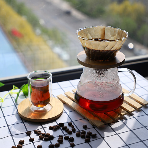 Classic borosilicate glass espresso coffee maker chemex style over coffeemaker cglass coffee pot