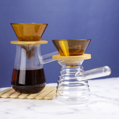 Hot selling new design Factory Outlet 2021 hot selling new style high borosilicate glass coffee pot