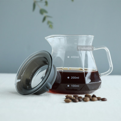manufactured new types coffee maker Pour Over Coffee Maker Borosilicate glass coffee maker