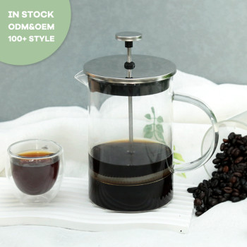 coffee french press high borosilicate glass clear glass coffee maker french press coffee maker