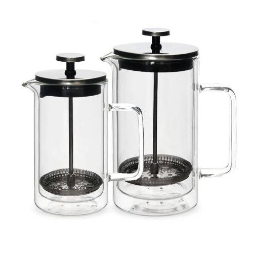 2024 hot selling new design with OEM french press coffee maker double wall glass coffee press