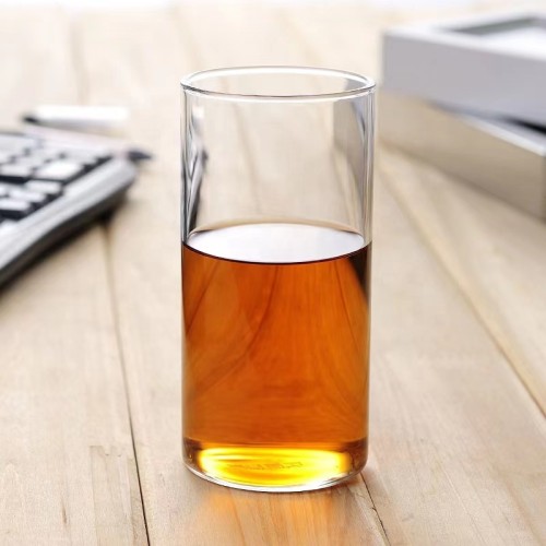 Wholesale Custom Single Glass Mugs for Juice High Borosilicate Glass Cups Custom juice glass Logo